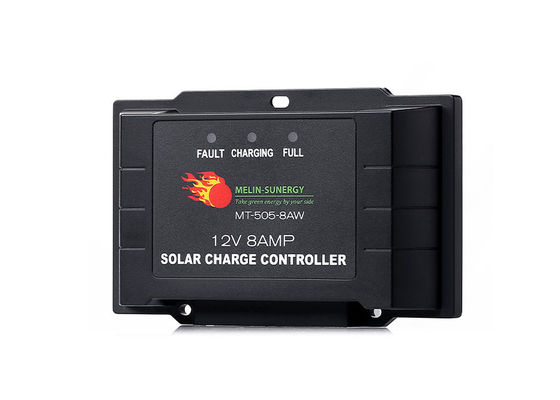 Guter Preis 8A Smart PWM Solar Charge Controller IP65 Wasserdichtes Solar Charge Controller 12V Online