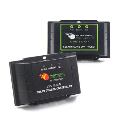Kompakter PWM-Solarladungsregler Regler 8A 12V 24V Lifepo4 Solarladungsregler
