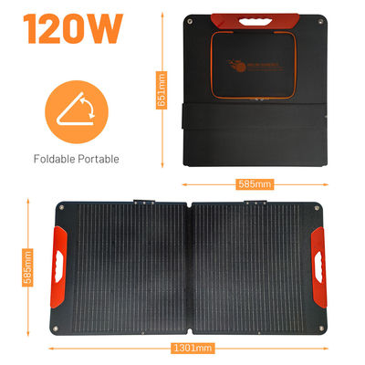 Guter Preis 120 Watt tragbare, zusammenklappbare Solarzellen Online