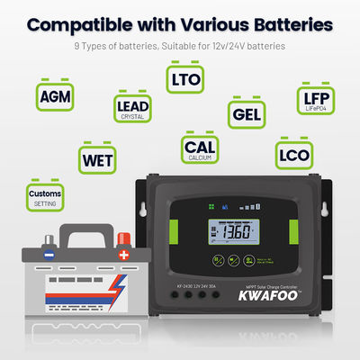 Guter Preis 6 Stufenladung mppt 30a Solarladungsregler Online