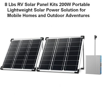 Guter Preis 8 Lbs RV Solar Panel Kits 200W Portable Lightweight Solar Power Solution for Mobile Homes and Outdoor Adventures Online