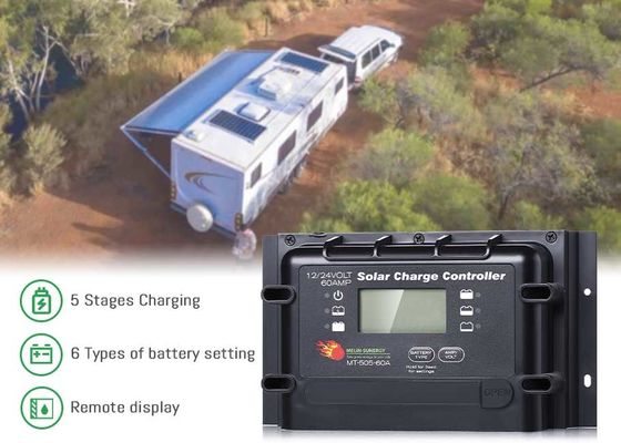 Intelligenter 12V 24V PWM-Digital-Solar-Ladegerät mit BMS Wake Up