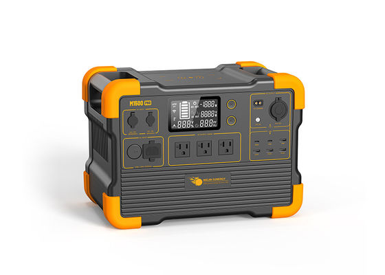 2000W tragbarer Solar-Generator mit 1450Wh NCM Lithium-Batterie und 110V/220V AC-Ausgang