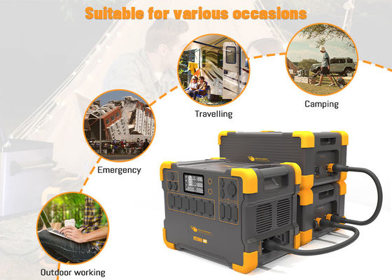 LiFePO4 Portable Generator Power Bank 3072Wh Kapazität Batteriepaket