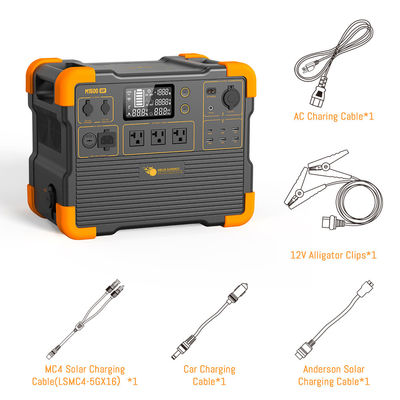 Leichter tragbarer Lithium-Batterie-Solar-Generator mit 2200W Reiner Sinuswellen-Wechselrichter und 2 Stunden Ladezeit