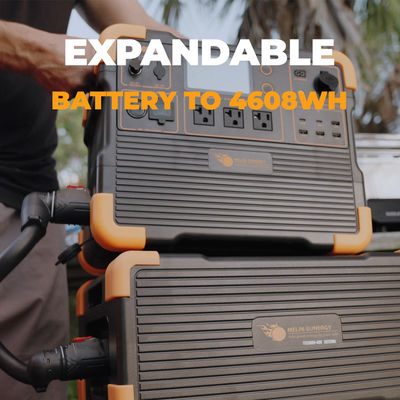 2200W USV-Solar-Generator mit 1536Wh LiFePO4-Batterie, 600W Solareingang und 18kg leichtem Design