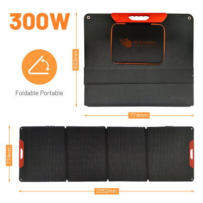 Guter Preis ETFE IP65 300W Klappsolarpanel-Kit 4X75W Tragbare Koffer Solaranlagen Online