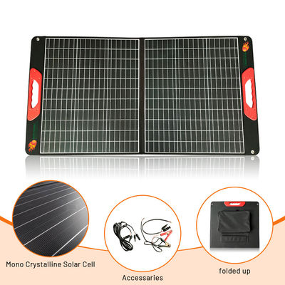 100 Watt wasserdicht ausklappbare Solarkollektoren Erneuerbare Energien Portable Camping Solarkollektor