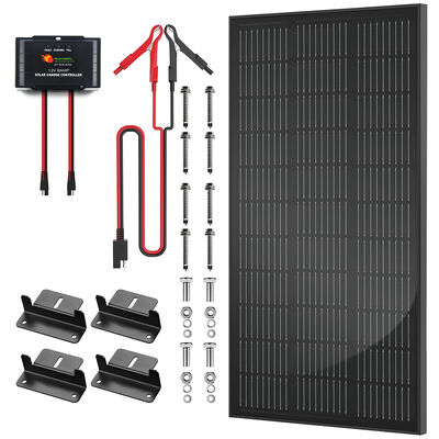 Guter Preis 100 Watt RV Solarsystem RV Solar Charging Kit Erneuerbare Energiequelle für Mobilheime und Campingausrüstung, die für das Laden von 12V AGM,GEL,WET und LiFePO4-Batterien geeignet ist Online