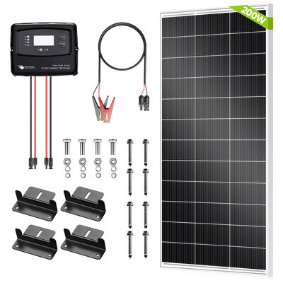 Guter Preis 200W RV Solarpanel-Kits Tragbares Off-Grid-Wohnmobil-Solaranlage für Wohnmobile und Outdoor-Abenteuer Online